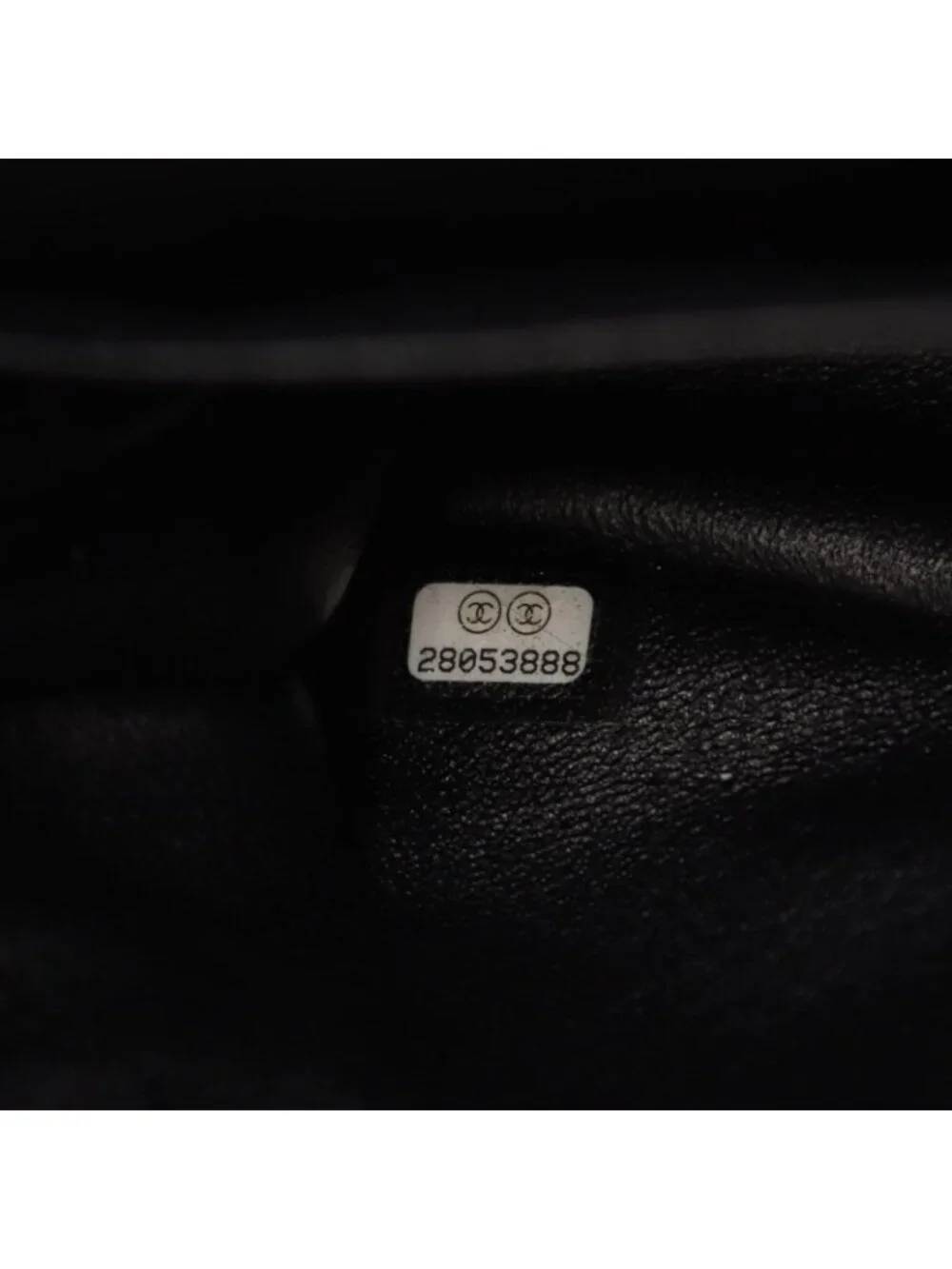 Chanel Shoulder Bag Quilted Egyptian Charm Double Flap Black Lambskin Chain